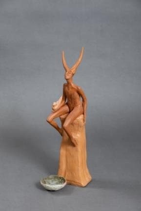 Angelo rosso, 2024 · 72 x 15 cm