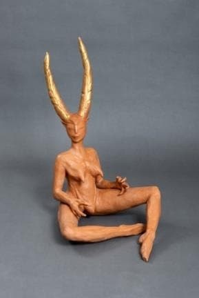 La Dama, 2015 · 53 x 16 cm